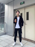 花花公子 夾克男2020秋季新款韓版男士連帽休閑外套青年潮流上衣工裝外衣男生棒球服上衣服男裝 黑色 L 曬單實(shí)拍圖