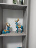 雅尊（Yazun）欧式创意鹿摆件酒柜装饰工艺品客厅玄关电视柜现代简约家居饰品 古蓝一对（配水晶球） 实拍图