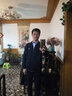 豪珠運動(dòng)服套裝男休閑套裝春秋季中老年衛衣三件套裝男爸爸裝 黑色23【運動(dòng)三件套春秋款】 XXL[建議140-160斤,三件套一身] 曬單實(shí)拍圖