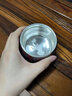 莉翠行 主人杯建盞銀茶杯手工鑲嵌999足銀片內(nèi)膽銀杯大容量功夫茶杯單杯 紅盞佛手 150毫升  (可刻字) 曬單實(shí)拍圖