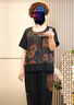 俞兆林（YUZHAOLIN）中老年女裝套裝奶奶裝短袖T恤胖媽媽兩件套夏季太太加肥大碼衣服 大花套裝 5XL 5XL 建議158-175左右 曬單實拍圖