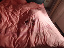 纖夢(mèng)雅 結婚四件套粉色純棉婚慶床上用品大紅色全棉新婚房陪嫁妝四件套 浪漫情緣-粉玉 床單四件套2米床（被套220*240） 曬單實(shí)拍圖