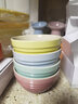 酷彩（Le Creuset）炻瓷多功能碗創(chuàng  )意彩虹系列沙拉水果餐具米飯碗湯面碗家用多功能碗 12cm多功能小碗水晶藍 曬單實(shí)拍圖