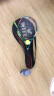 WITESS 网球拍碳纤维男女初学（已穿线）网球训练器大学生带线回弹套装 黑白5092-单支（进攻性） 实拍图
