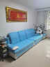 宝利普（BAOLIPU）可拆洗布艺沙发组合三人位小户型沙发现代简约客厅布沙发 【四人位+脚踏】3米 实拍图