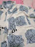 焱思泰日系復古可愛(ài)小熊滿(mǎn)印設計感小眾短袖襯衫女春夏季寬松慵懶風(fēng)襯衣 白色扎染小熊--春夏版 XL 適合120-135斤 曬單實(shí)拍圖