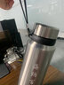 名銳（MINGRUI）保溫杯定制刻字退休壽宴禮品比賽活動(dòng)獎品留念紀念車(chē)間員工水杯子 黑色【關(guān)注+杯刷】 1100ml 曬單實(shí)拍圖