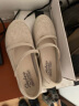 斯凯奇（Skechers）女鞋玛丽珍鞋女单鞋夏季平底一脚蹬软底鞋子女士浅口100022 自然色/NAT 39 实拍图
