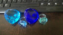 千寶萊大號亞克力仿水晶透明無(wú)孔愛(ài)心形飾品兒童寶石玩具獎勵孩子小禮物 5CM心形藍色一顆 曬單實(shí)拍圖