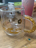 金陵金箔（JINLING GOLDFOIL）金箔馬克杯南京博物館特色景點(diǎn)文創(chuàng  )高顏值辦公玻璃水杯泡茶杯擺件 南京景點(diǎn)馬克杯 曬單實(shí)拍圖