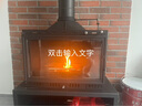 爐小暖柴火爐壁爐真火嵌入家用民宿鑄鐵真火家用木柴農(nóng)村燒柴火壁爐取暖 【XN-050】壁爐+柴柜+整套配件 曬單實拍圖