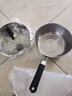 蒙德康日本進(jìn)口雪平鍋嬰兒輔食不銹鋼煮面家用小奶鍋不粘湯鍋無(wú)涂層通用 鋼化玻璃蓋+蒸籠 20cm 2.5L 曬單實(shí)拍圖