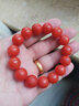 鈳洛迪雅保山南紅手串手鏈單圈色紅肉滿(mǎn)柿子紅瑪瑙手鏈男女款本命年手串 13MM臻品收藏【滿(mǎn)色滿(mǎn)肉】 曬單實(shí)拍圖
