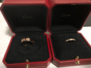 卡地亞（Cartier）戒指男女 寬版玫瑰金LOVE系列戒指5.5mm毫米 婚戒 七夕情人節(jié)禮物 55 曬單實(shí)拍圖
