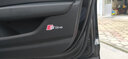 WTS奧迪車(chē)門(mén)防踢墊A3A4LQ5LA6LA3Q2LQ3Q5Q7內飾改裝門(mén)板車(chē)門(mén)防踢墊 奧迪車(chē)門(mén)防踢墊-黑色 19-25款奧迪A6L防踢墊 曬單實(shí)拍圖