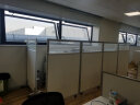 美轩戈上海办公室隔断移动屏风可折叠移动高隔断板式隔墙屏风隔断简约现代 1000*1800的三十公分玻璃含铝塑脚 实拍图