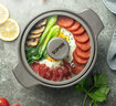 蘇泊爾（SUPOR）砂鍋煲湯家用燃氣灶燉肉鍋煲仔飯煎藥熬藥沙鍋明火專用耐高溫養(yǎng)生 +蒸格【上蒸下煮】3-4人 3.8L 曬單實拍圖