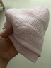 洁丽雅（Grace）5A级抗菌毛巾纯棉吸水素色柔软洁面巾擦脸巾 单条装 藕粉色 实拍图