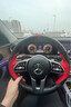 奧邁爾 奔馳E300L方向盤(pán)套真皮手縫E級(jí)E260 GLC C260LC200GLE GLBS級(jí)翻毛 NAPPA牛皮+兩側(cè)打孔黑線 曬單實(shí)拍圖