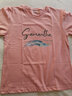 亨亞晟短袖t恤女新款夏印花半袖體恤寬松純棉ins風(fēng)韓版上衣 7917楓葉粉色 XL 【130-140斤】 曬單實(shí)拍圖