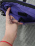 布兰奴森系小包包女2024新款潮学生百搭小方包单肩韩版斜挎包女包帆布包 紫色 实拍图