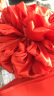 揭牌揭幕仪式庆典活动开业剪彩红布大红花球套装 套餐二 90*85cm以内牌匾 揭幕布+红花 实拍图