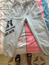 BOY LONDON潮牌長褲中性風春夏撞色LOGO印花灰色運動束腳衛(wèi)褲N15807 灰色 M 曬單實拍圖