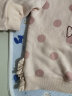 戴维贝拉（DAVE＆BELLA）女童套装休闲婴儿宝宝衣服童装洋气儿童卫衣长裤两件套幼儿服装 橘粉 80cm(建议身高73-85cm） 实拍图