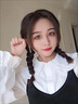 矜持范春季新款娃娃領(lǐng)襯衫女長袖寬松打底白襯衫小清新學(xué)院風(fēng)上衣 白色 M 96-110斤 曬單實拍圖