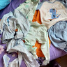 貝貝怡寶寶內(nèi)衣套裝春秋薄款兒童嬰兒衣服純棉居家服睡衣套裝 藍色（2297） 5歲/身高120cm 曬單實拍圖