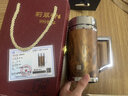 莉翠行 足銀999銀水杯高檔格調(diào)男士商務(wù)辦公銀杯大容量保溫杯家用老板杯 典雅木紋60克銀內(nèi)膽（免費(fèi)刻字） 曬單實(shí)拍圖