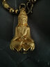 金藝鑫黃金觀(guān)音吊墜男款999足金項鏈3D硬金菩薩墜子金觀(guān)音足金飾品 重約5.8克 配紅繩長(cháng)約39mm寬約17mm 曬單實(shí)拍圖