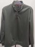 羅蒙（ROMON）半拉鏈立領(lǐng)衛衣男春秋薄款高領(lǐng)綠長(cháng)袖T恤美式套頭秋裝上衣打底衫y 灰色 175/88A:XL 曬單實(shí)拍圖