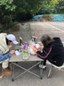 黑鹿（BLACKDEER）全地形鋁合金蛋卷桌 高低可調(diào) 戶外便攜折疊桌子露營(yíng)燒烤桌野餐桌 1蛋卷桌星際灰2宅宅椅玄米白 曬單實(shí)拍圖