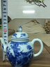 清彩仿古全手繪青花單壺花鳥功夫茶壺純手工壺小容量陶瓷泡茶壺小雅壺 手繪青花小雅手工壺 曬單實(shí)拍圖