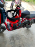 迪路仕（DEROACE）电动车儿童座椅前置踏板车电动摩托车电瓶车小孩前置座椅  减震款-红色 实拍图