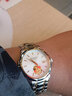 羅西尼七夕情人節禮物手表 男士機械表35年款啟迪系列手表男鎢鋼機械男 【俊馬招財】間金鎢鋼男表 曬單實(shí)拍圖