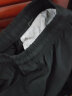 红蜻蜓（RED DRAGONFLY）休闲裤男士运动微弹时尚品牌印花百搭休闲直筒长裤子 黑色A L 实拍图
