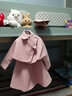 藍貝妮童裝女童連衣裙秋冬季兒童套裝拜年服裝女孩冬裝過(guò)年衣服大童女裝 夾棉粉色（裙子+外套+帽子） 120碼建議身高110CM 曬單實(shí)拍圖
