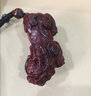 沐恩 印度小葉紫檀手把件掛件高油密老料雕刻 貔貅鑰匙扣  曬單實(shí)拍圖
