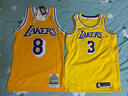 MITCHELL & NESSNBA官方湖人/科比復古正版球衣96賽季AU禮盒裝籃球服正版球衣 科比/湖人隊96-97賽季-黃色 S 曬單實(shí)拍圖