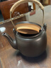古德窯 燒碳爐干燒茶壺陶瓷茶具火爐風(fēng)爐溫茶爐煮茶器戶(hù)外燒水取暖野酒精木炭爐 提梁干燒《同仁壺》 曬單實(shí)拍圖