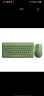 航世（BOW）MK610 无线键盘鼠标套装 复古巧克力按键 笔记本电脑办公通用键鼠套装 复古绿 实拍图