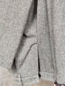 巴魯特（Brloote）羊毛九分褲男時(shí)尚修身人字紋直筒褲子秋冬 灰色 175/82A 曬單實(shí)拍圖