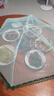 樂(lè)睦唯（L'AMAVO）菜罩 家用剩菜收納神器蓋菜防塵罩餐桌罩透氣可折疊防蚊蠅食物罩 圓形綠色 80cm 曬單實(shí)拍圖