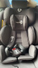 贝蒂乐360度旋转儿童安全座椅0-12岁汽车用可坐可躺安全椅isofix硬接口婴儿宝宝车载坐椅 魔力黑（360度旋转+双接口+骨架加宽） 实拍图