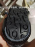 木林森官方男鞋春夏季透氣新款豆豆鞋男牛皮鞋套腳一腳蹬軟底商務(wù)休閑鞋 黑色（偏小一碼） 43 曬單實(shí)拍圖