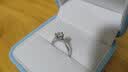 佐卡伊白18K金六爪鉆戒雪花款車花扭臂顯鉆結婚求婚定制 W06848 曬單實拍圖