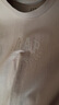 Gap女裝麥穗印花下擺開叉長袖T恤純棉百搭上衣637566 淡紫色 160/80A(S) 亞洲尺碼 曬單實拍圖