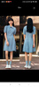 森馬（Semir）森柔牛仔|森馬牛仔連衣裙女泡泡袖甜酷俏皮夏季氣質(zhì)涼感短裙時(shí)尚 藍(lán)色調(diào)00488 L /165/88A 曬單實(shí)拍圖
